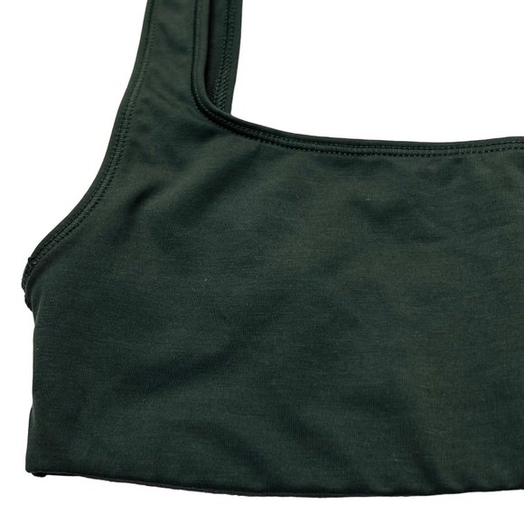 SKIMS Body Basics Wide Neck Bralette Deep Sea XXS - Picture 4 of 8